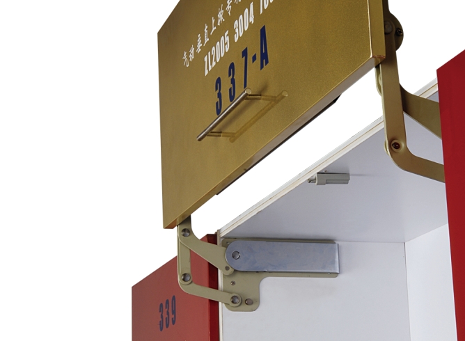 上翻垂直氣動(dòng)支撐YS337-A效果圖