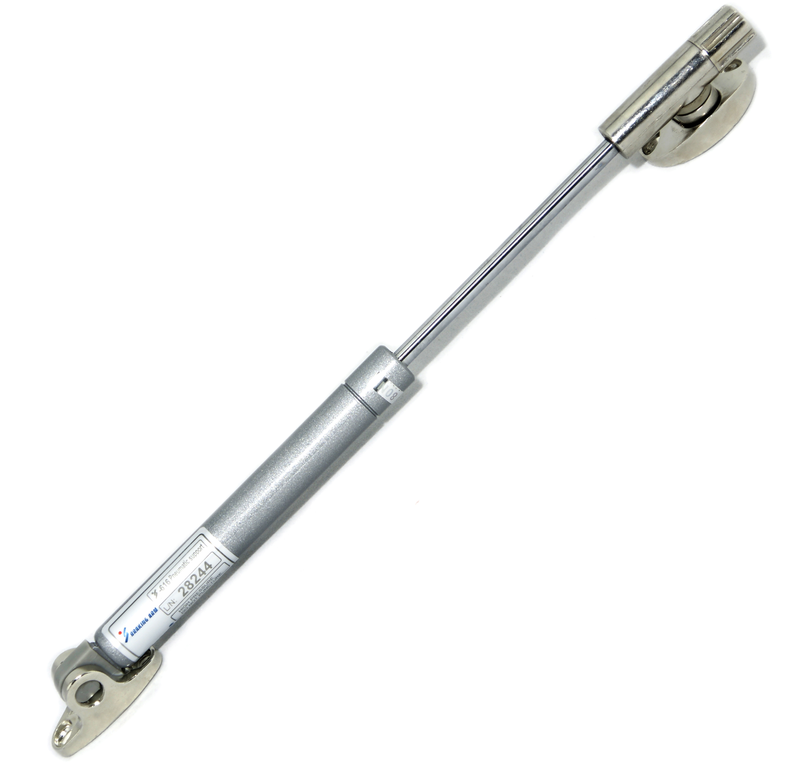 二段力緩沖上翻接頭可調阻尼氣彈簧YS616-B